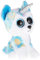 Ty - TY36322 - Beanie Boo's - Peluche Helena le husky 15 cm, Blanc / Bleu