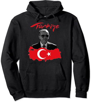 Recep Tayyip Erdogan Türkiye Flagge Pullover Hoodie