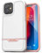 Encased Shockproof iPhone 12 Case (2020 Rebel Armor) Heavy Duty Full Body Protective Cover - White/Pink