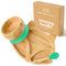 bamboo bamboo Plato Y Tazón Para Bebé, Set De Destete Con Succión Segura, Plato De Bambú En Forma De Zorro, Tazón Para Niños Y Cuchara, Vajilla Antideslizante Desde 6 Meses (Zorro, Verde)