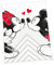 Disney's Mickey & Minnie Microfaserflauschdecke, 150x200 cm, 100% Polyester