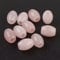 PandaHall 20pcs Large Hole Gemstone European Beads Barrel Natural Rose Quartz Stone Beads Chakra Healing Spacer Loose Beads for European Charm Bracelet, Hole: 4.5~5mm