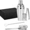 SPRINGOS Shaker - Set da cocktail in acciaio inox, 5 pezzi, per bevande miste, regalo per cocktail esotici, 550 ml, pinza per gelato, misurino per principianti e baristi