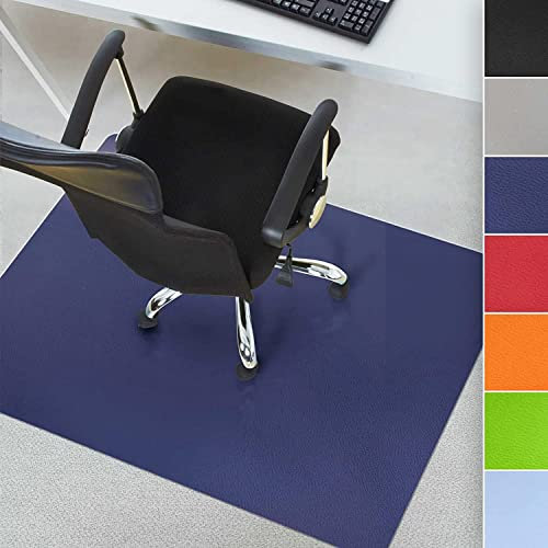 Floordirekt Alfombrilla de protección para suelos duros, color azul oscuro