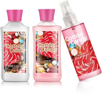 Vital Luxury - Ensemble de voyage pour le bain et le corps, 88,7 ml, cadeau idéal pour les soins de la peau, spa pour la maison, comprend un gel douche