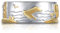 Borkum Ring mit Borkumer Landschaft, 925er Sterling Silber, poliert, teilvergoldet Borkum Nordsee Ostfriesland (60)