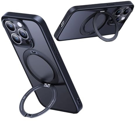 Magnetic Phone Case for iPhone 15 ProMax Baseus CyberLoop Series (Black)