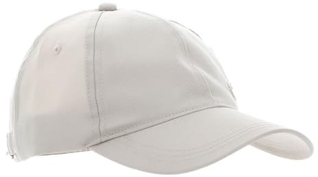 Calvin Klein Damen Embroidery Shiny Capk60K611726 Glänzende Kappe mit CK-Stickerei, Grey (Stoney Beige), Einheitsgröße
