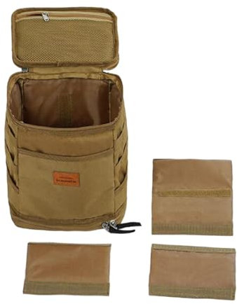 Fonowx Picnic Storage Bag, Storage Case, Gas Bottle Bag, Multifunctional Camping Tote Bag, Gas Tank Storage Bag for, Khaki