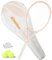 MBFISH Tennisschläger – Super Value Set mit vorbespanntem, bequemem Griff, 68,6 cm Tennisschläger für Erwachsene, inklusive 3 Tennisbälle, 2 Overgrips und 1 Tennistasche, Korallenrosa