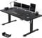 Airfish Höhenverstellbarer Schreibtisch mit USB-Buchse, Elektrisch Schreibtisch mit Kabelwanne, Computertisch, Bürotisch, Stehpult mit Erinnerung an sitzende Tätigkeiten, 160 x 80 cm, Schwarz