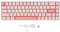 60% Gaming-Tastatur, 68 Tasten, RGB-Hintergrundbeleuchtung, 2,4 G WL, Bluetooth 3.0 5.0 Typ C, Kabelgebundene Tastatur mit Blauem Schalter, Hot-Swap-fähig, Kompakte Mechanische