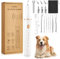 Petbank Electric Dog Plaque Remover with LED Light & 5 Modes, USB Rechargeable 12+1 Pack Dog Teeth Cleaning Kit for Dogs/Puppies - Includes Dental Scaler & Finger Toothbrush, White