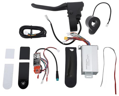 BuyWeek Elektroroller Controller Dashboard Kit for Xiaomi M365, DC 36V 350W E-Roller Motor Controller Armaturenbrett Daumengas Bremshebel Dashboard Abdeckung Kit
