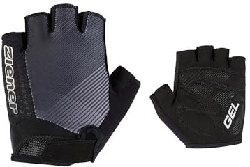 Ziener Kinder CHADI Fahrrad-/Mountainbike-/Radsport-Handschuhe | Kurzfinger - atmungsaktiv/dämpfend, Black, M