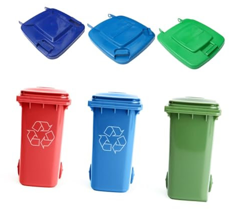 MAGICLULU 1pc Bin Lid Replacement for Large Waste Bin Trash Can Lid Plastic Trash Lid 100l Outdoor Garden Accessory