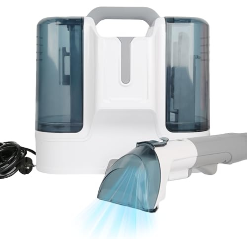 Polsterreiniger Gerät, 450W Teppichreiniger Waschsauger für Auto, Sofa & Couch, Nasssauger Wischsauger für Polstermöbel, Teppich, Reinigungsgerät Nass Trockensauger Carpet Cleaner