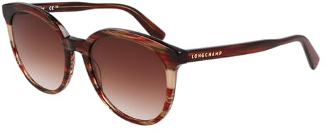 LONGCHAMP Women's Sunglasses LO752S N 606 TEXTURED RED 55/19/140