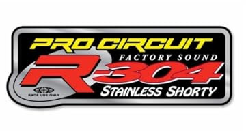 Pro Circuit Schalldämpfer-Aufkleber Mehrfarbig