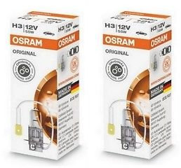 2x OSRAM 64151 H3 12V 55W PK22s Halogen Scheinwerfer Lampe 2 Stück
