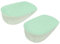 Adhésif Semelles Grandissantes en Silicone Gel Hauteur Augmentation Intérieur Talonnettes de Chaussures(3.5cm-Vert)