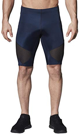 CW-X Men's Stabilyx Ventilator Joint Support Compression Shorts True Navy