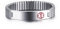 Flongo SOS Herren Armband Männer Armreif Handgelenk Link Silber Medical Alert ID SOS Notfall Medizinische Marke Herren-Accessoires mit Personalisierte Gravur