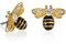 Namana Gold Hummel Ohrstecker für Frauen - Auffällige Bienen Ohrringe für Damen, Teenager und Mädchen - Geschenke und Schmuck