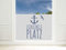 GRAZDesign Fensterfolie Blickdicht Anker Lieblingsplatz maritim Spruch [110x57cm] für Fenster Bad & Dusche | Sichtschutzfolie Glastür, Badfenster, Flur, Farbe Silbergrau Milchglasfolie BxH