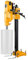 WABROTECH® WT255E Macchina per Carotaggi ⌀12–255 mm – Carotatrice Diamantata Montata su Cavalletto per Carotaggi a 580 giri/min – Unità di Carotaggio da 3950 W con per Perforazioni a Secco e Umido