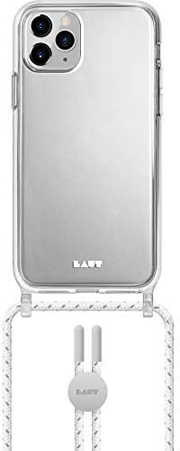 LAUT - Crystal-X Necklace case für die iPhone 12 / iPhone 12 Pro | Aufprallschutz bis zu 13 Fuß/4 Meter | Längenverstellbare Kordel | Glasklares Design • Ultra Clear