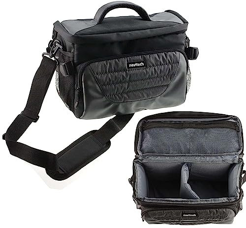 Navitech Grey Shoulder Camera Bag Compatible with Nikon Coolpix P1000