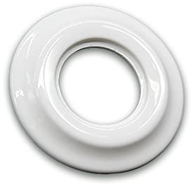 Cadre encastrable 1 élément, porcelaine blanche, design moderne, idéal pour installations électriques et décoration intérieure.