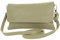 modamoda de T226 Damen Leder Clutch Umhängetasche Abendtasche Small handmade in Italy, Farbe:Olivgrün