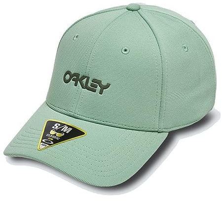 Oakley Herren Mütze mit 6 Paneelen, Stretch, Metallic, New Jade, L/XL