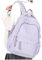 WEPLAN Sac a Dos Scolaire Fille Lycee Ados Sac à Dos Collège Cartable Loisir Sacs d'école Backpack School Bag Sacs pour Prdinateur Portable 14 Pouces Femme Garcon,Violet