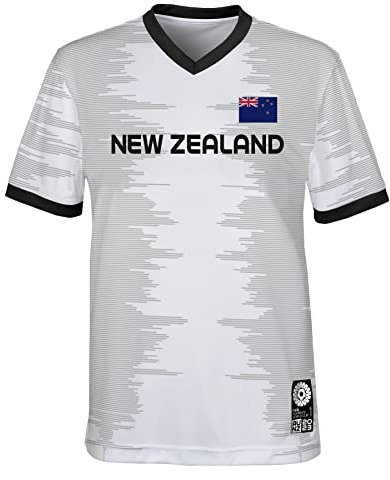 FIFA T-Shirt de l'équipe Officielle 2023 pour Femme, Unisexe, Coupe du Monde des Femmes, t-Shirt New Zealand (1 pièce)