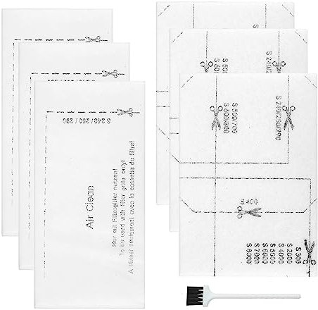 SRunDe 6 Pièces Filtres D'évacuation Microfiltres Compatible avec Miele C1/C2/C3/S400-S456i/S600-S658/S800-S858/S2000-S2999/S5000-S5999/S8000-S8999