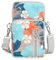 Narunii Petit Sac Téléphone Portable Femme,Sac de téléphone Portable,Sac bandoulière Portefeuille Poche,Crossbody Pochette Sacoche Running (Style Tropical)