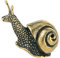 Toddmomy 4 Stück Schneckenschmuck Aus Reinem Kupfer Dekoration Fengshui-anhänger Gartenstatue Zen-Garten-dekor Vintage Wohnkultur Mini-schneckenstatut Tiere Aus Harz China Metall Büro