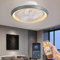 Qiaomao LED Ventilatore da Soffitto, 360° Rotazione Ventilatore da Soffitto con Luce e Telecomando/APP, Reversibile Lampadario Ventilatore da Soffitto con Timer, Dimmerabile e 6 Velocità (72W, Grigio)