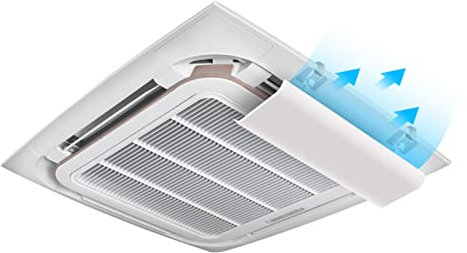 Ceiling Central Air Conditioning Wind Direction Deflector, Adjustable Air Conditioner Wing Anti-Direct Blowing Split Air Conditioning Windshield, For Central Air Conditioner'S Register And Grille