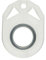 Shienfir Adultes Doigt Spinner soulagement du Stress Porte-clés Robuste anxiété Portable Voyage Enfants Adolescents Mini Anneau en métal Filature Jouet Anniversaire Blanc