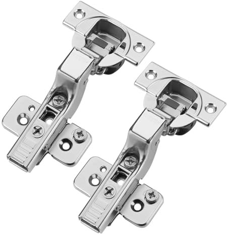 2er Set BLUM Topfbänder Innenanschlag 71B3750 110° mit Schließautomatik inkl. Montageplatten mit Exzenterverstellung 173H7100