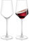 HAHASHOW Verres à vin rouge en cristal 52cl - Lot de 2 verres à pied long élégants pour anniversaire, mariage et cadeaux de Saint-Valentin