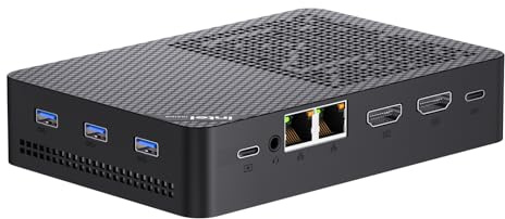 Mavsloly Mini PC with N150 (4 Cores, Max 3.6 GHz), 12G DDR5 RAM 64G+256G SSD, 4*M2 2280 HD Ports, Fit for NAS, 2 * 2.5G LAN, Type-C, 2* HDMI, WiFi 6, Windows 11 Pro