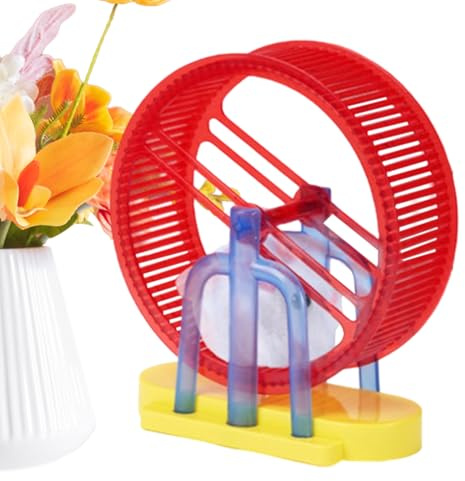 Jkioump Elektronisches Haustier,Elektronisches Haustier Spielzeug Hamster,Interaktives Plüschkaninchen Modell mit Ständer - Für Katze Kinder Spieltisch Zuhause Indoor Aktivitäten