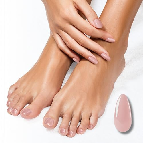BOTÉ® 32 UV Gel Strips Fussnägel - Nagelfolie für Fußnägel zur einfachen & makellosen DIY Pediküre - haltbare Nagelfolie UV härtend Füße bzw. Fußnägel - selbstklebende Fussnagel Folie
