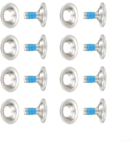 Stainless Steel M6x17mm Screws for Snowboard Binding Plate Fixation Compatible with Most Ski Bindings