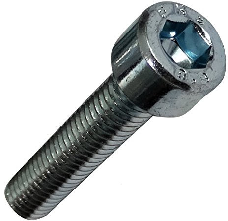 AERZETIX - 10 boulons vis à tête cylindrique M6x30mm DIN912 Acier zingué Empreinte 5mm C18980